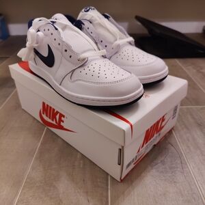 Air Jordan 1 Retro 85 Low White/Metallic Navy